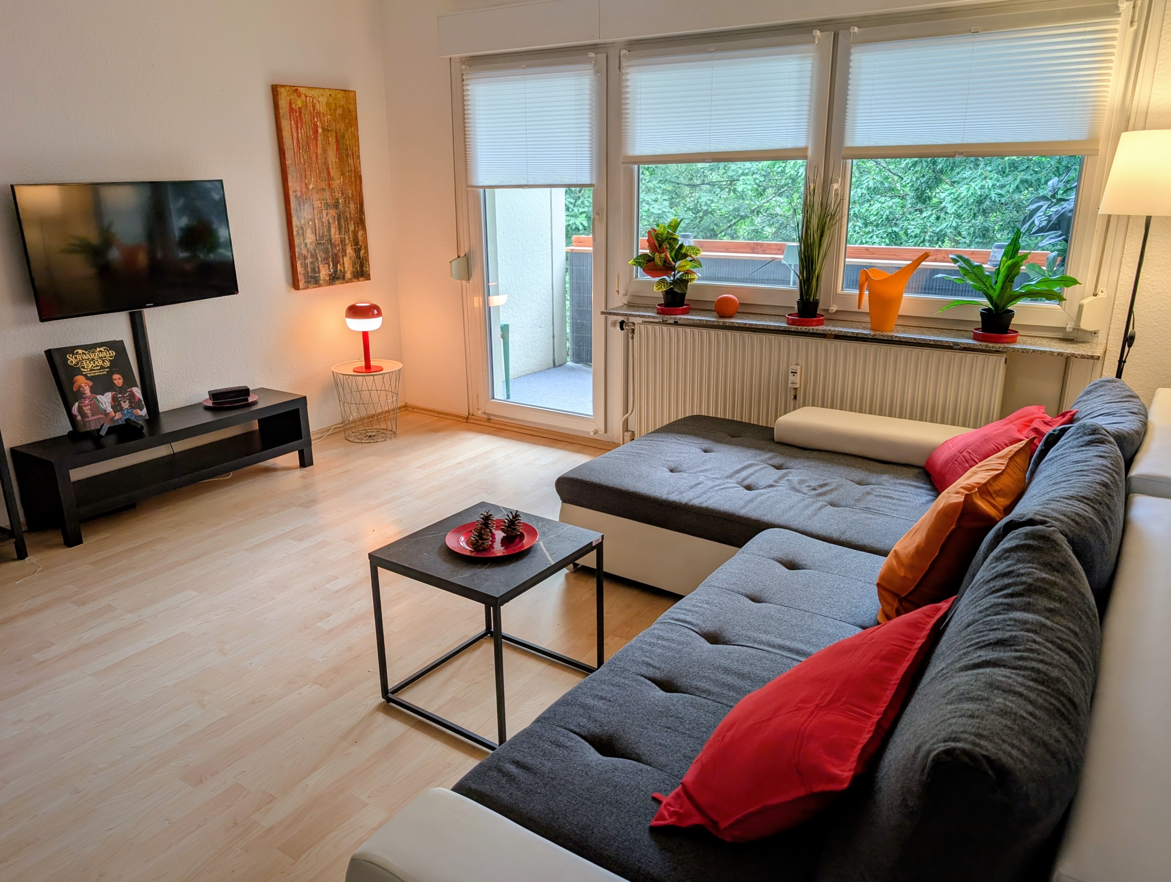 Apartment Fuchsbau Unterkirnach Schwarzwald Wohnzimmer